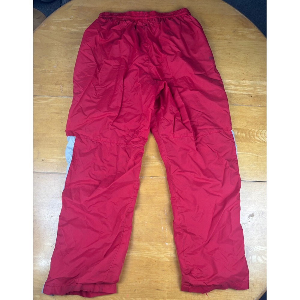 Nike‎ Ohio State Buckeyes Red Track Pants Y2K Vintage Mens Medium Windbreaker